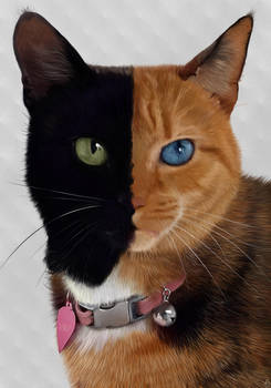 Venus - The two faced cat portrait.