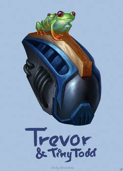 Trevor and Tiny Todd - Space Frogs series