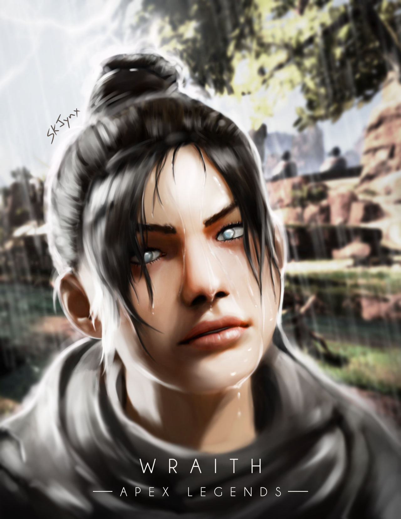 Wraith Profile Wraith Portrait final by SKJynx on DeviantArt