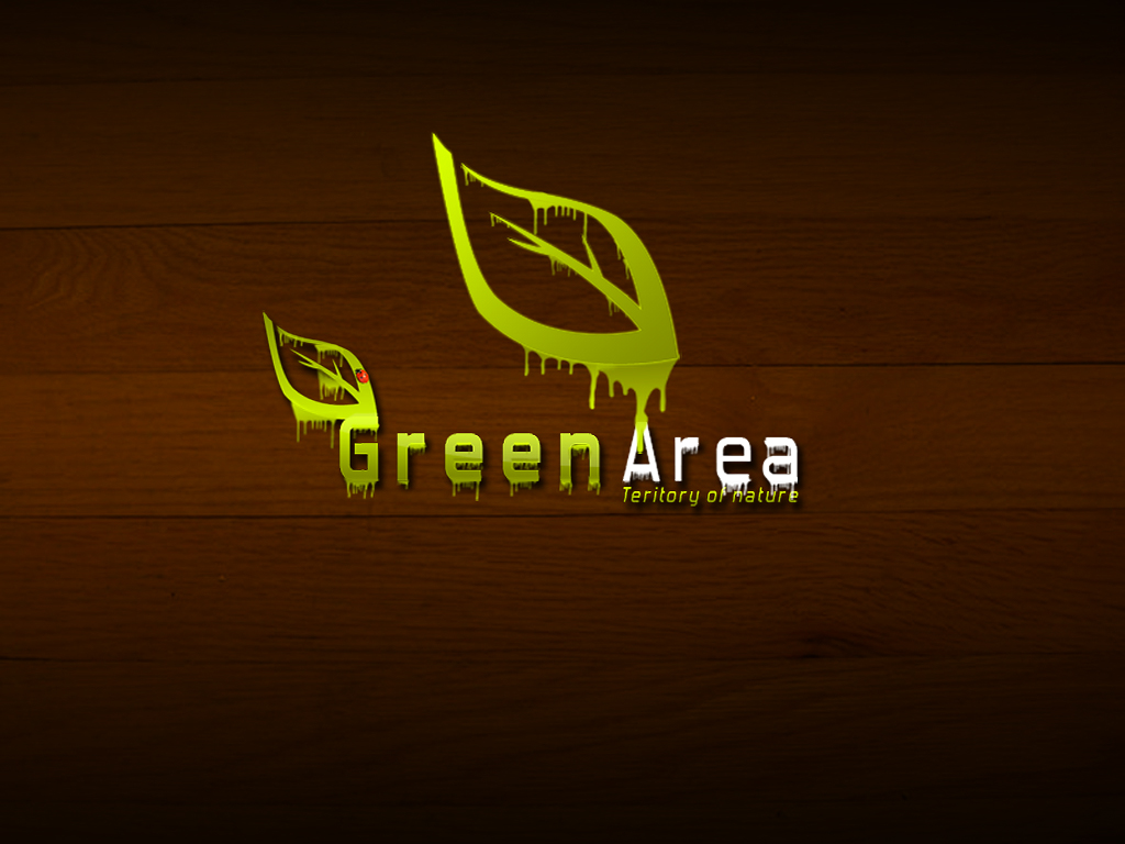 Green area wallpaper