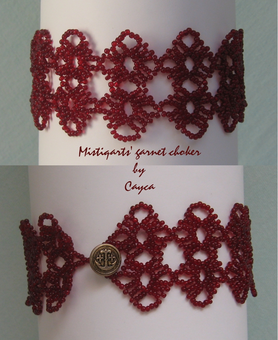 Mistiqarts' garnet choker