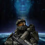 Master Chief and Cortana Halo 4 Photoshop Fan Art
