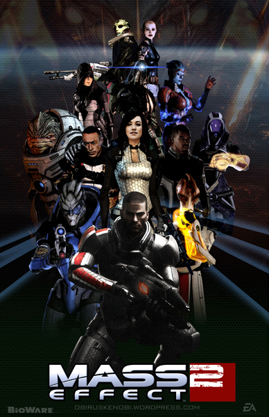 Me2 Mass Effect Trilogy Fan Art Triptych:ME2 by rs2studios on DeviantArt