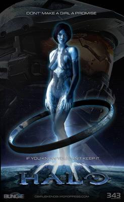 Cortana Fan Art Layout Design