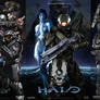 4 Part FanArt Poster: Reach, Halo, ODST, Halo Wars