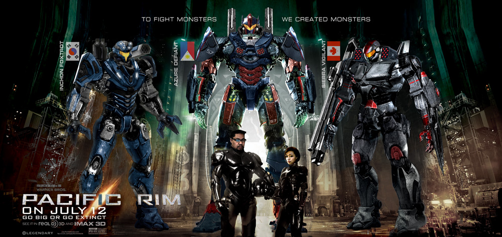 Azure Deviant PACIFIC RIM Fan Art Poster Azure Defiant for fun by rs2studios on ...