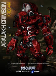 MassEffect Jaeger Mashup Krogan Aralakh Crimson