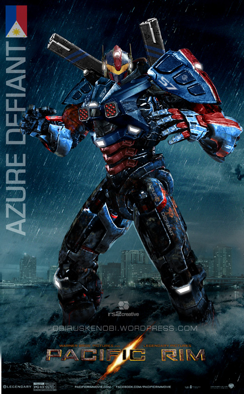 CUSTOM PACIFIC RIM JAEGER: AZURE DEFIANT