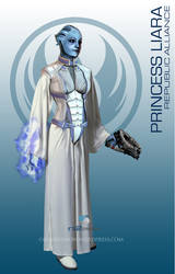 Star Wars Mass Effect Crossover Princess Liara