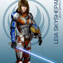 StarWars MassEffect Crossover Leia Skyshepard