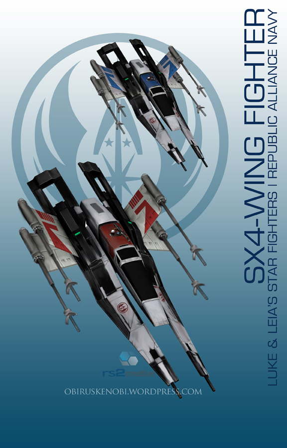 StarWars MassEffect Crossover SX4-WING FIGHTER