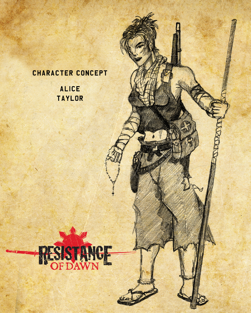 Resistance of Dawn Character Concept Alice