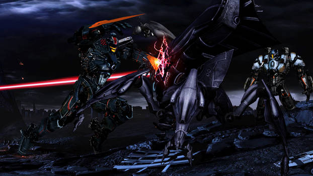 Mass Effect Jaegers vs Reaper Destroyer pt 1