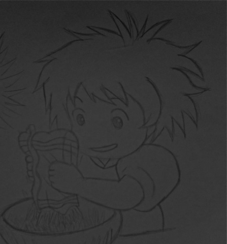 Ponyo Dumping Her Ramen D: