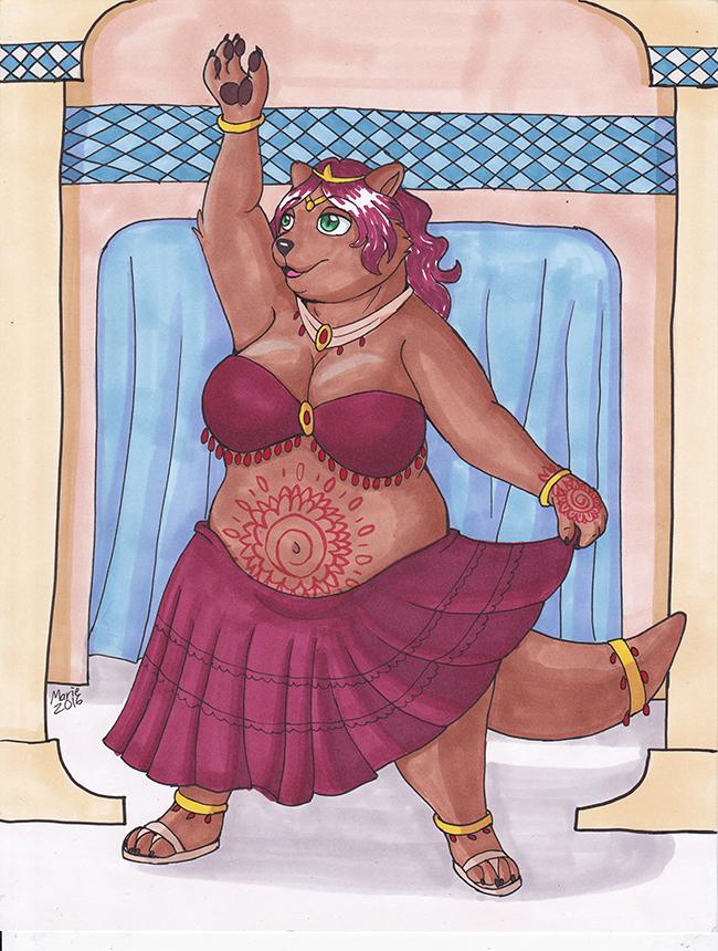 Bellydancing Otter