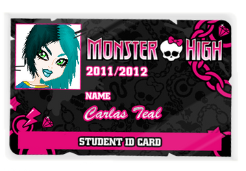 Carlas Teal ID Card