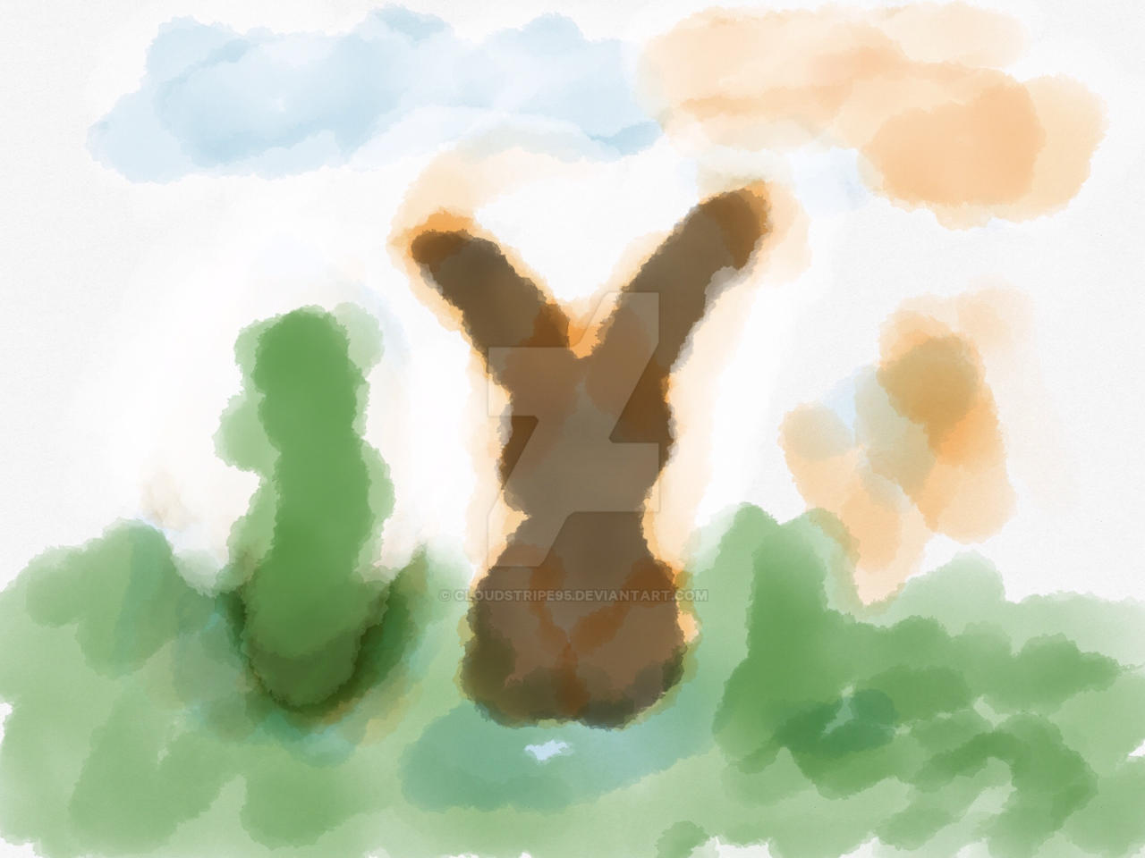 Scribble Rabbit by Cloudstripe95 on DeviantArt