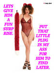 Sissy Butt Plug Captions by sissyhive on DeviantArt Sissy Butt Plug Captions by sissyhive on DeviantArt