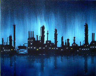 Refinery After the Rain