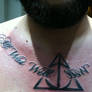 Deathly Hallows chest tattoo