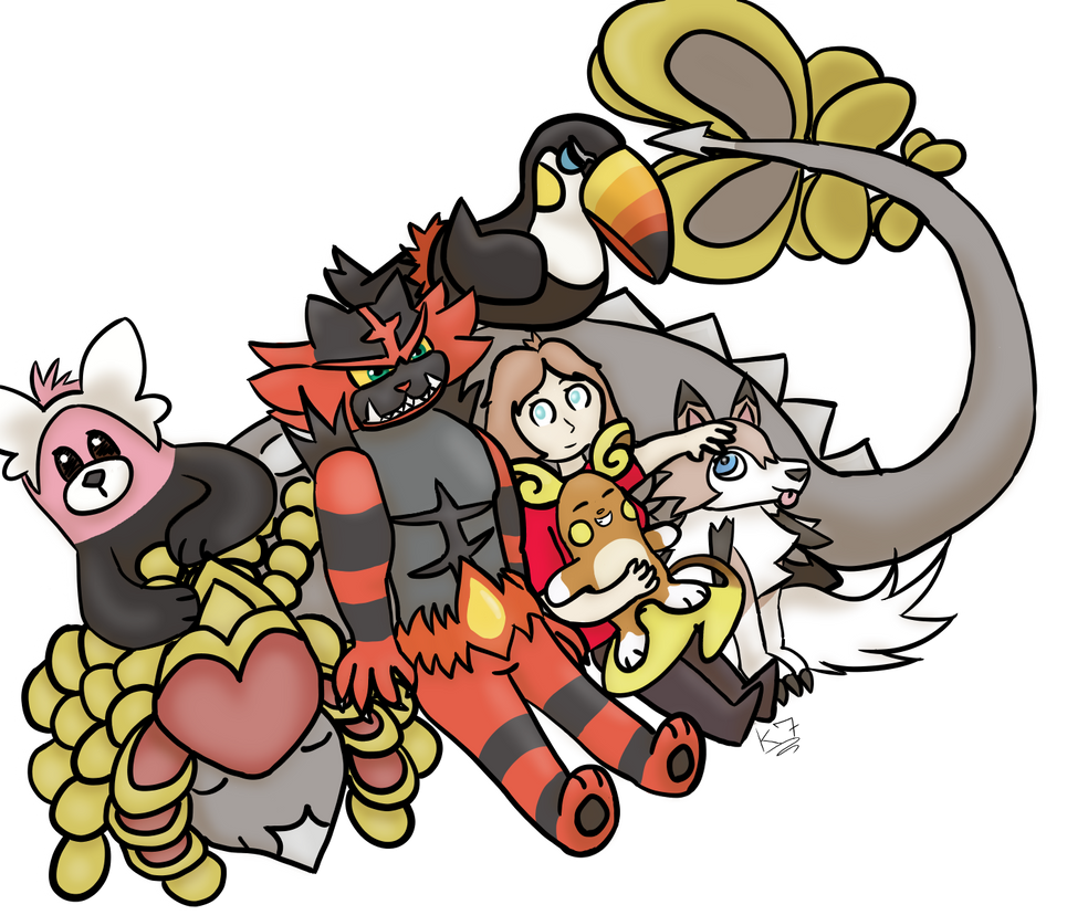 My Pokemon Team by okapi777 on DeviantArt