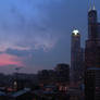 Sears Tower at Dusk + Lights