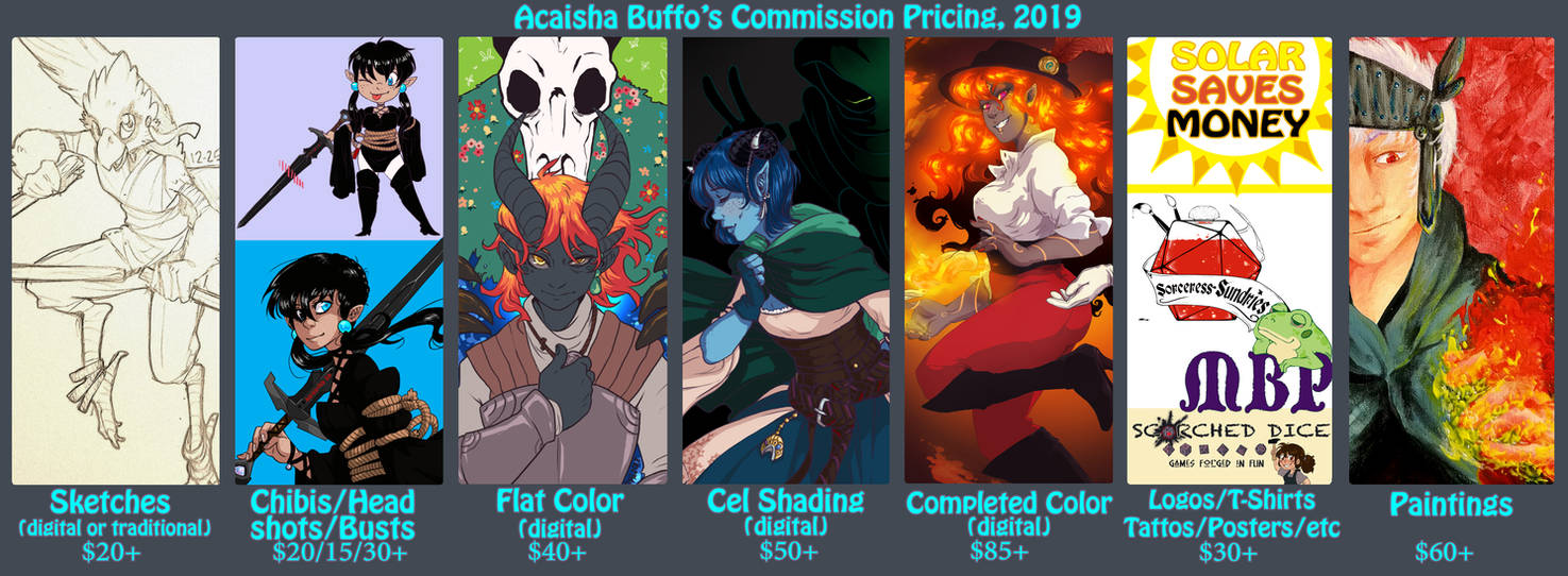2019 Commission Sheet UPdate