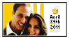 Royal wedding stamp by Kanga-Rue