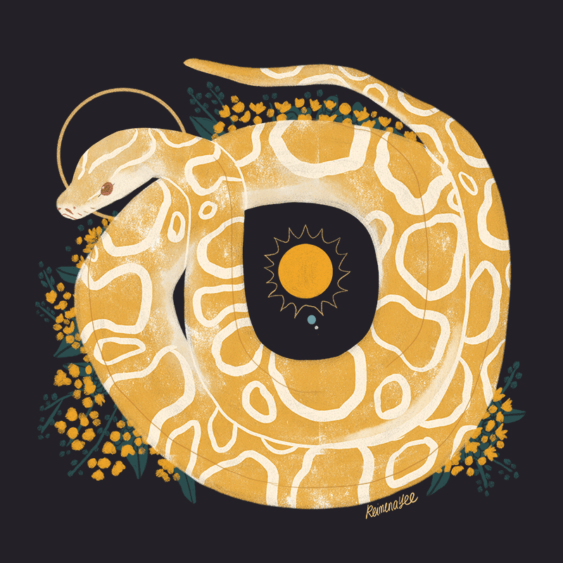 Familiars: Burmese Python by reimena