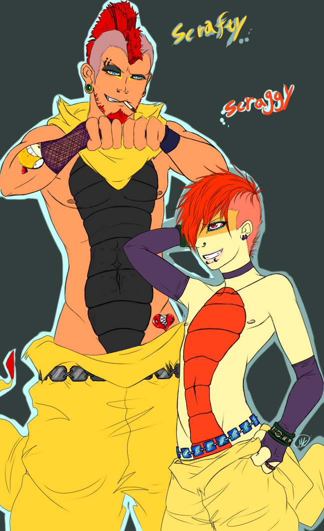 Scrafty + Scraggy