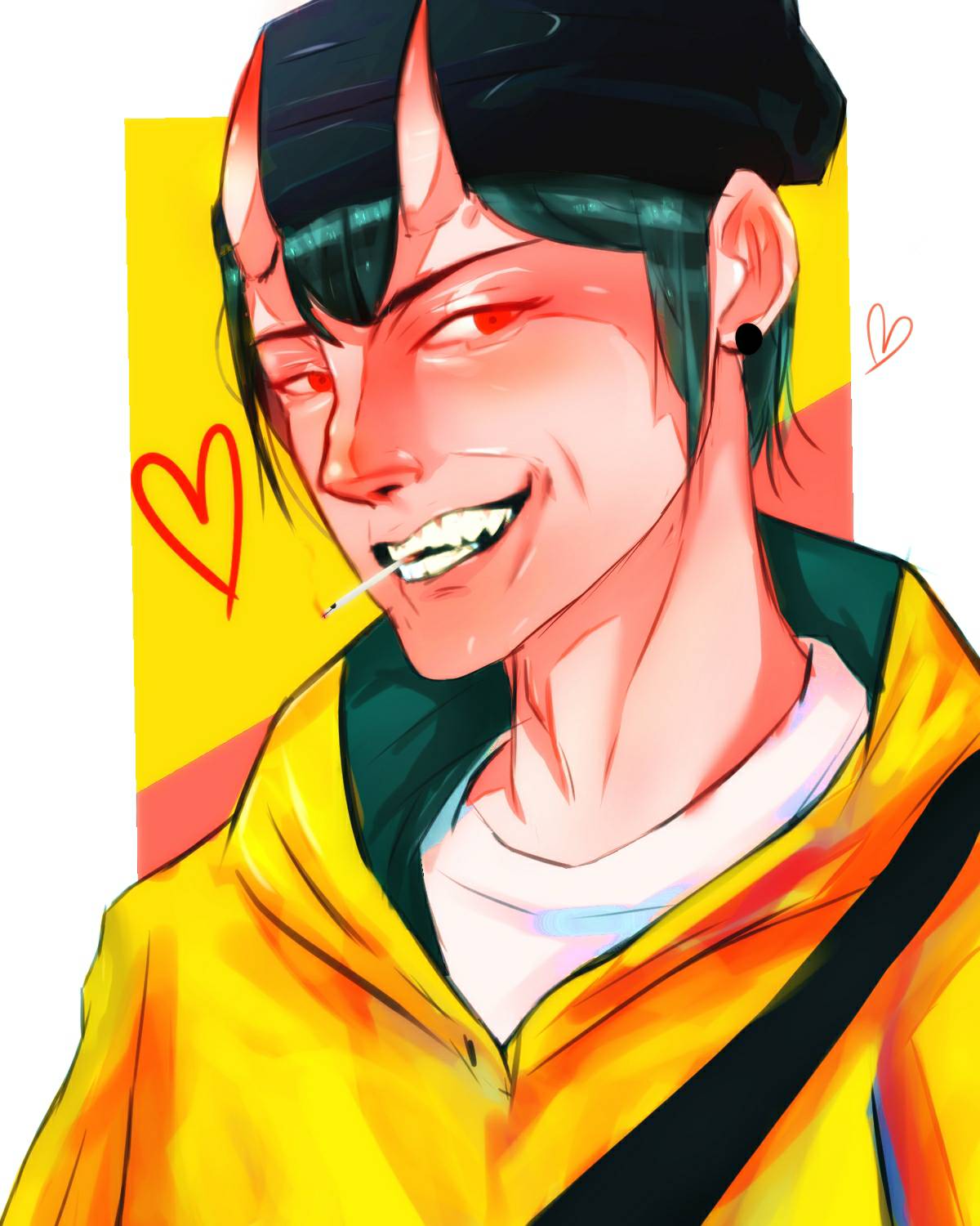 guy smoking cigarette anime ArtStation cute anime hot guy smoking