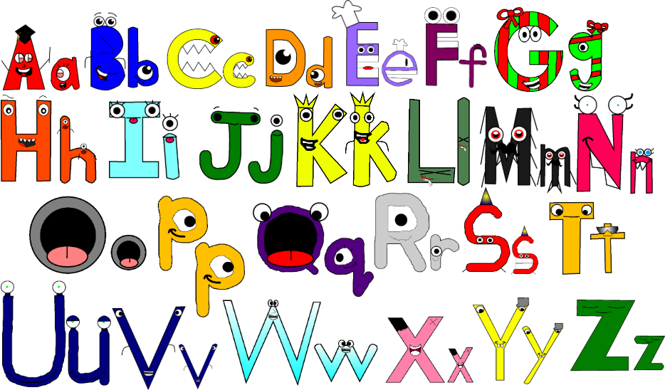 Number Block's Alphabet Buds by FoxNokeJy on DeviantArt