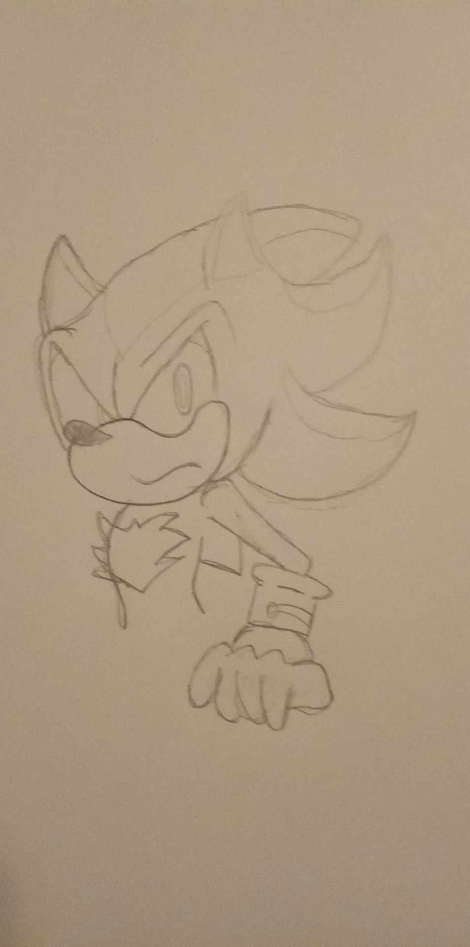 Shadow artwork by SuperWiiGuy on DeviantArt