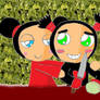 Pucca teaching Garu how 2 Cook