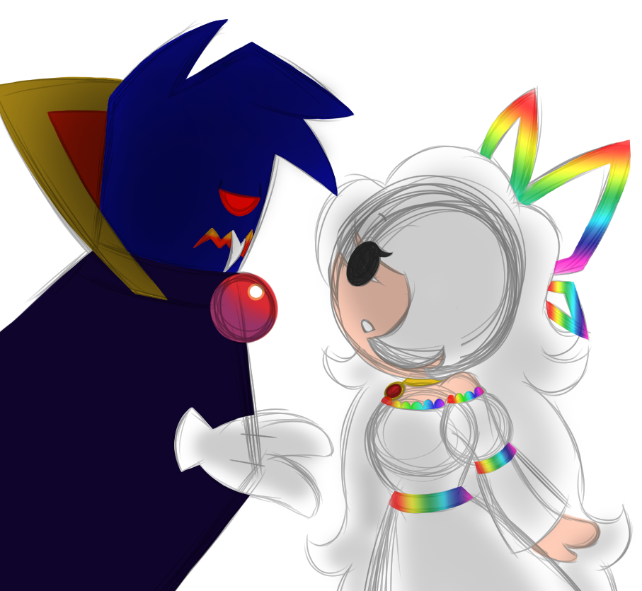 Tippi and Count Bleck - Mario Vampire AU? by PuccaFanGirl on DeviantArt.