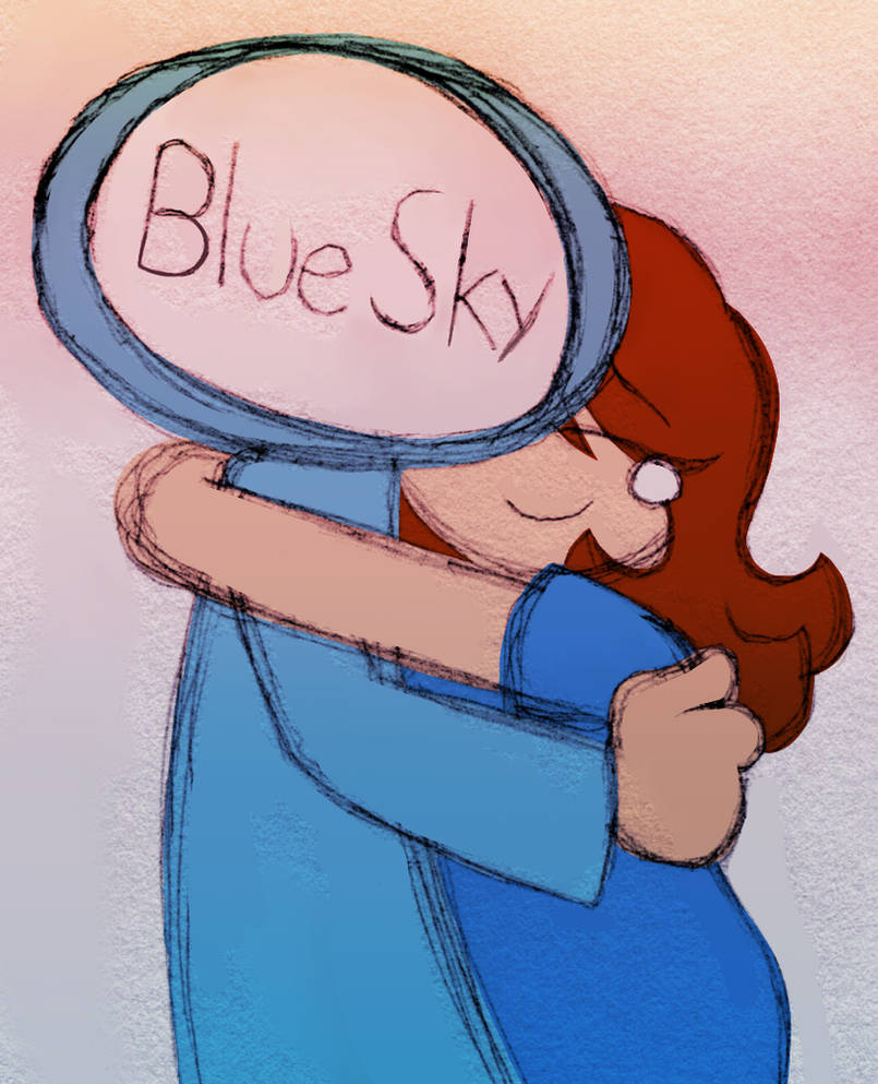 Emotional Hugs For Blue Sky by PuccaFanGirl on DeviantArt