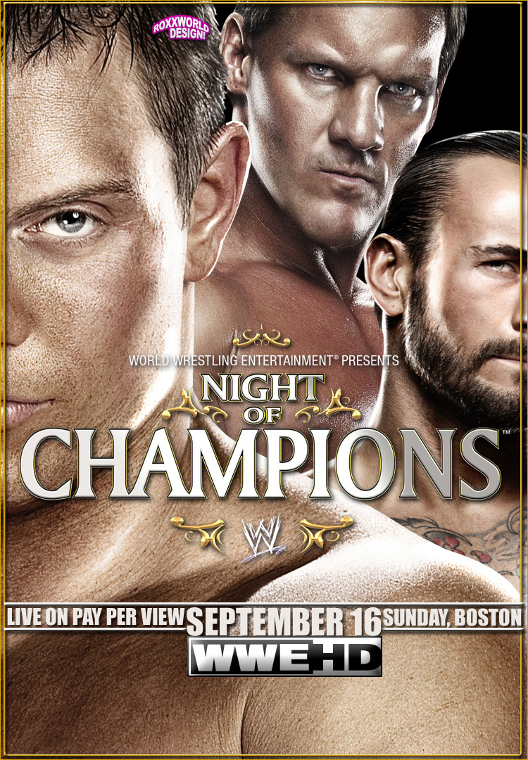 Night of Champions (2012) - Poster - WWE - Artwork