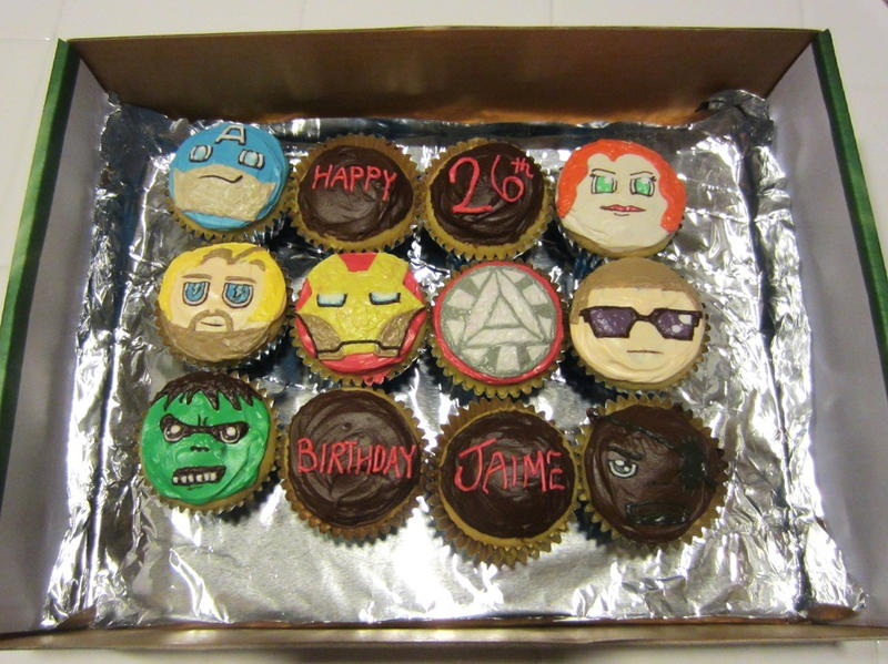 Avenger Cupcakes Assemble