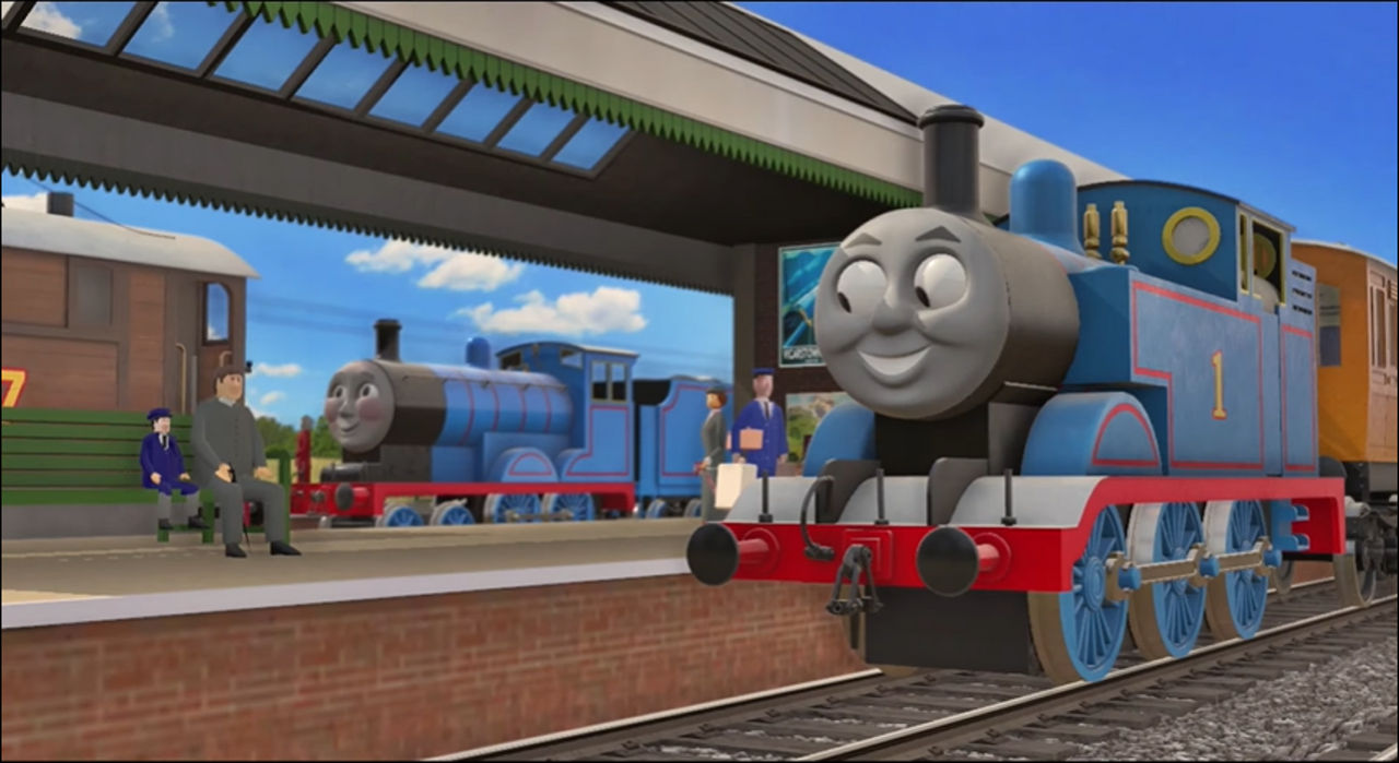 Thomas, Edward, and Toby by kuyatamayo on DeviantArt