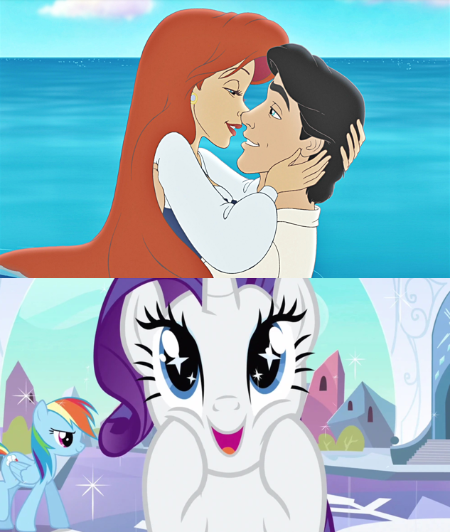 Rarity ships Ariel x Eric by kuyatamayo on DeviantArt
