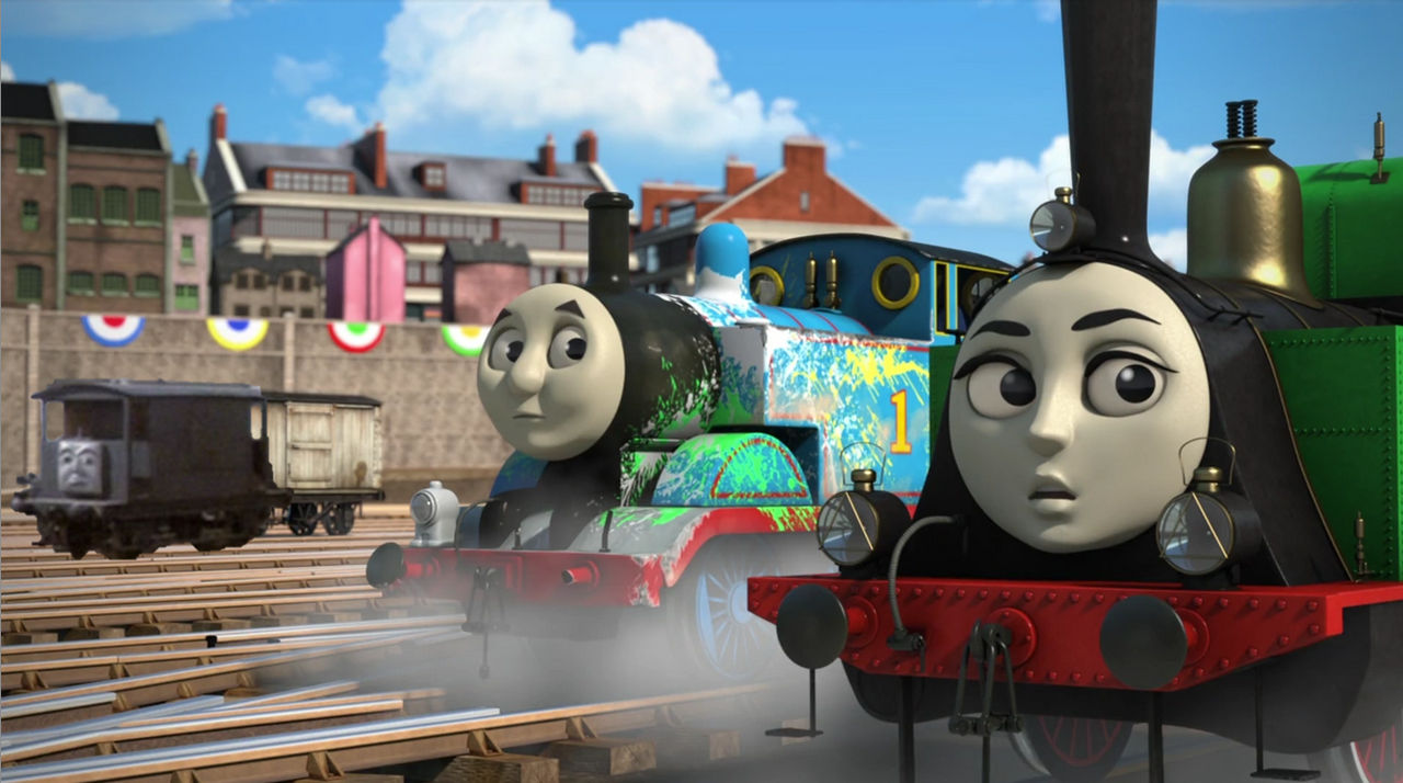 The Spiteful Brake Van in The Great Race by kuyatamayo on DeviantArt