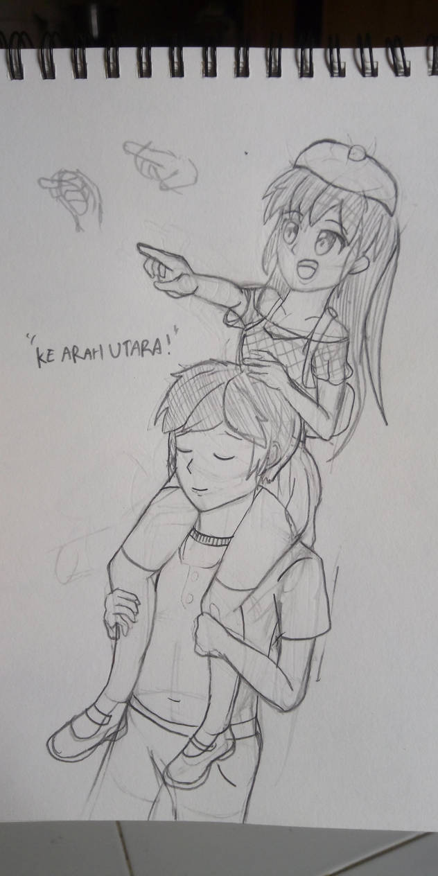 Giving Shoulder Ride by GulaAsinTren on DeviantArt
