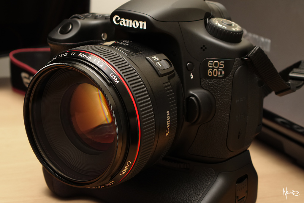 canon 60d with ef 50mm f 1 2l usm lens