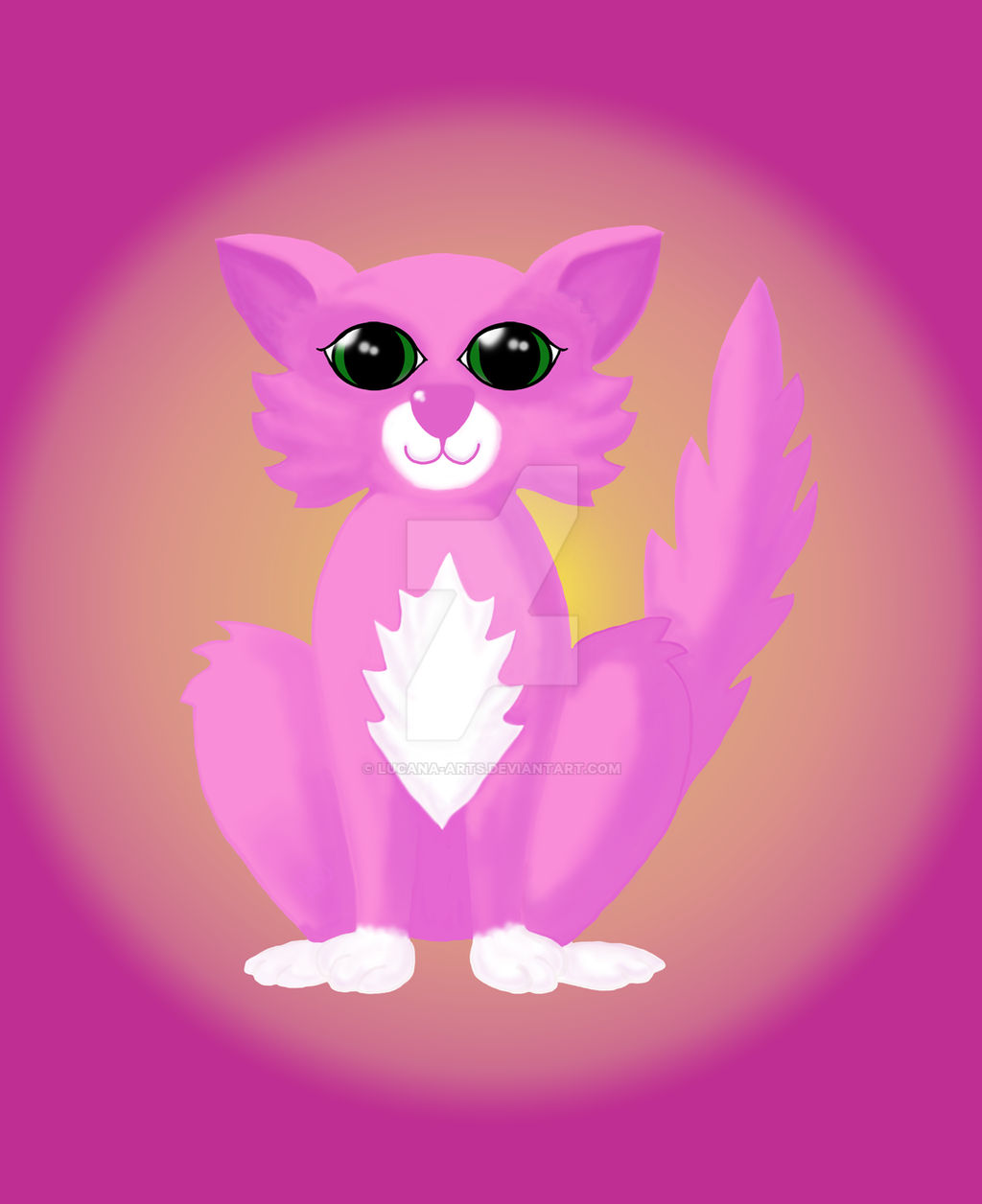 Pink Kitty Graphics Little Pink Kitty by Lucana-Arts on DeviantArt