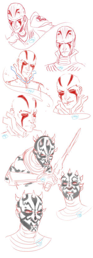a very sithy sketchdump