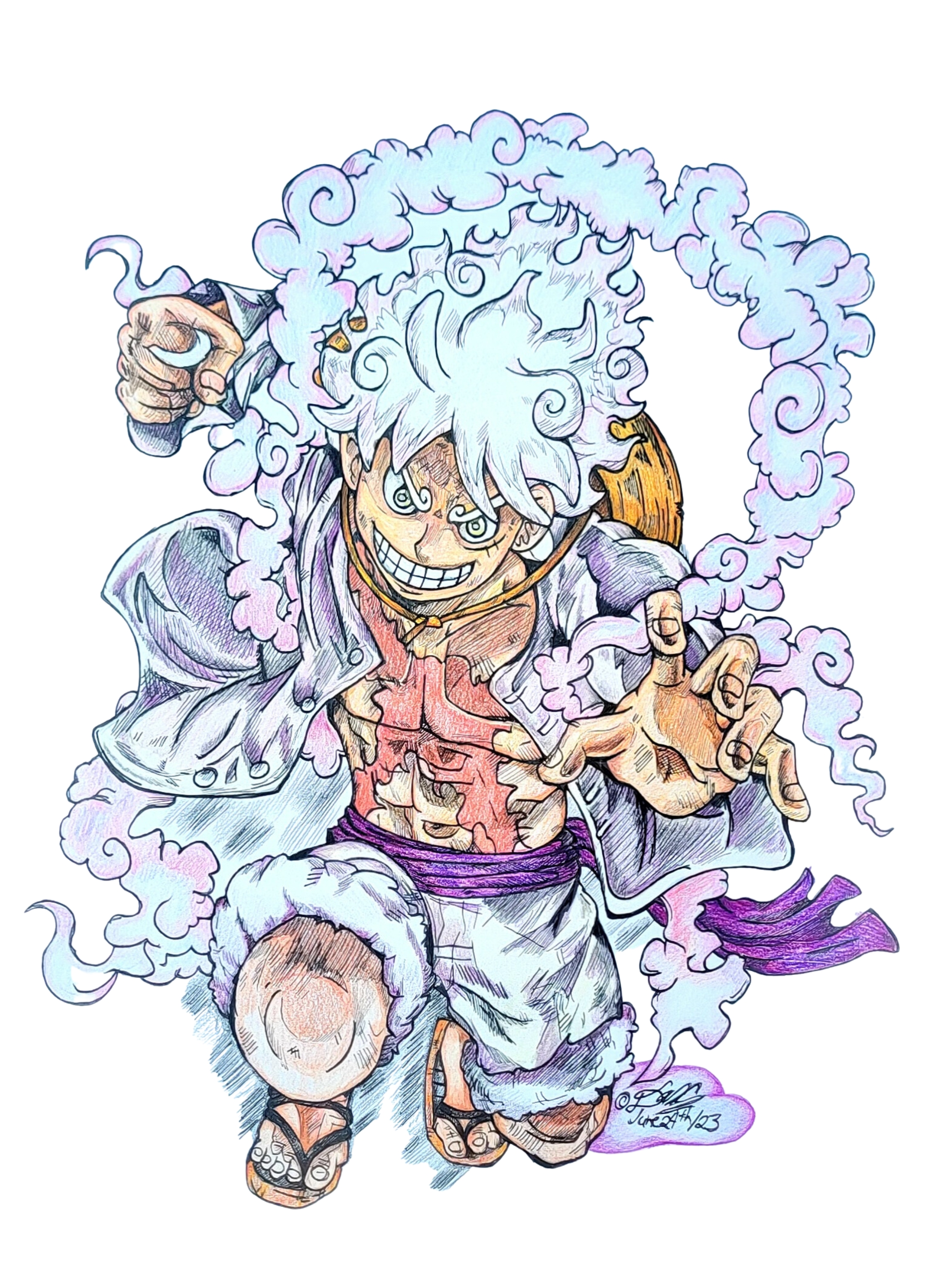 Luffy Gear 5 - One Piece by YaguisArtist on DeviantArt