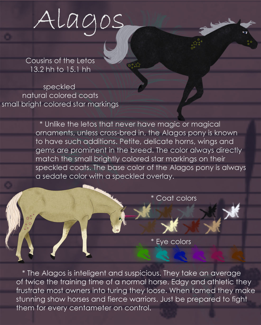 Alagos Breed Sheet