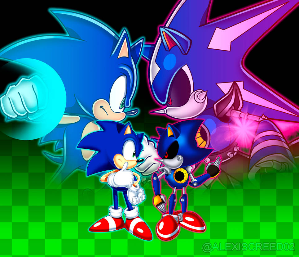 Sonic VS Metal Sonic by CREDD02 on DeviantArt