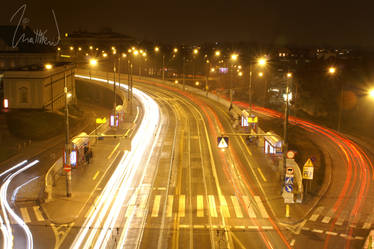 Near the Old Town - by night