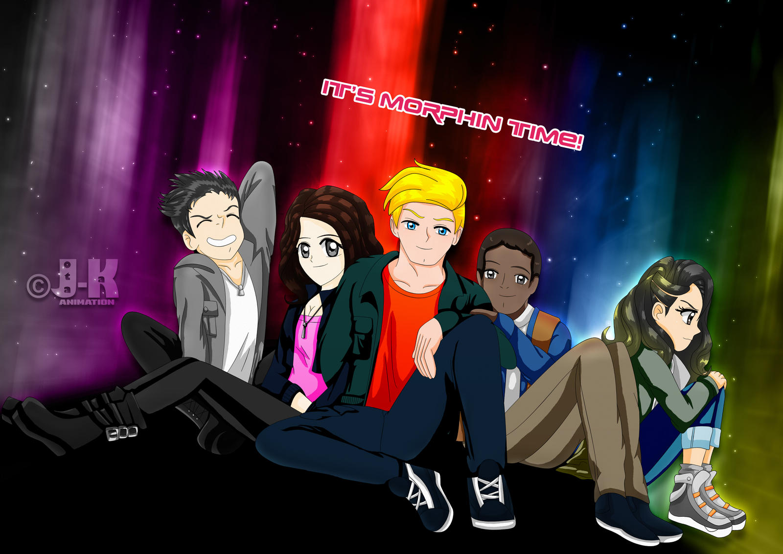 Metamorphing Time Power Rangers Power Rangers_It's Morphin Time by jotakaanimation on DeviantArt